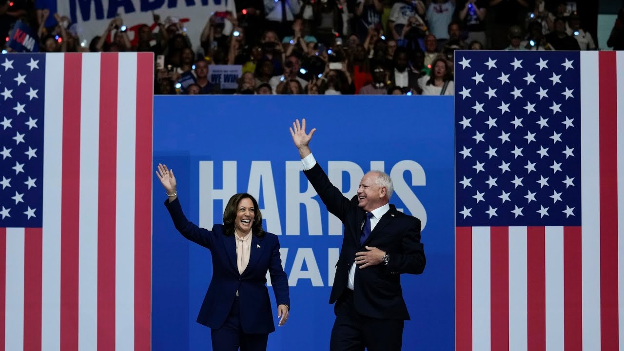 VP Kamala Harris and Gov. Tim Walz hold campaign rally in Glendale